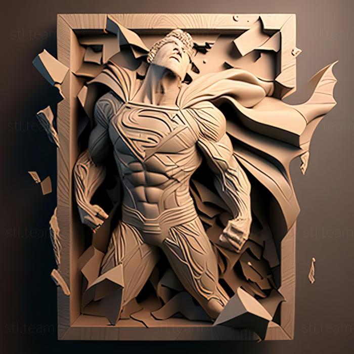 3D модель Возвращение Супермена (STL)